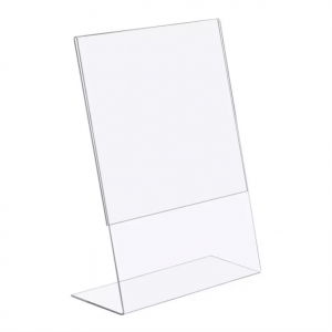 Display L expositor Kits Ps cristal 10x15cm Transparente  corte e dobra 